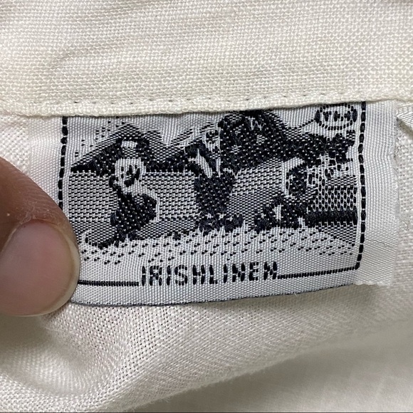 Richard Malcolm Shirt Women’s Size Small White Irish Linen button up Shirt - Picture 8 of 12